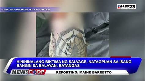 3 hinihinalang biktima ng salvaging nakita sa Batangas.